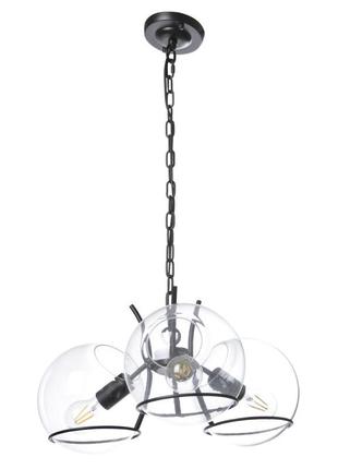 Люстра brille модо 60w e27 чорний