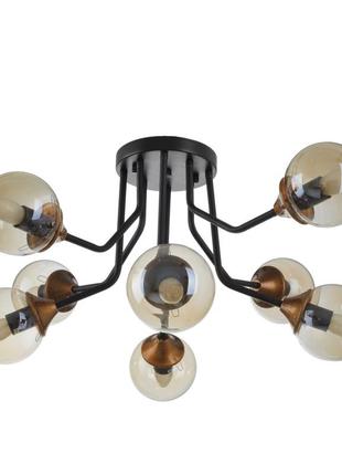 Люстра brille 60w e27 чорний