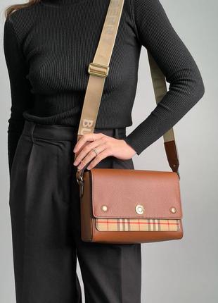 Сумка женская в стиле burberry leather vintagestartne cross-body bag