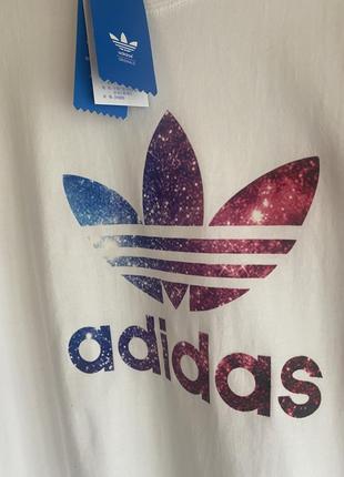 Футболка adidas белая1 фото