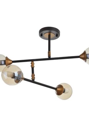 Люстра brille 60w e27 чорний