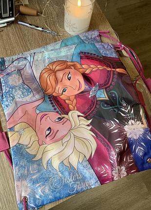 Рюкзак-мішок для дівчинки від disney з серії ельзи «холодне серце»