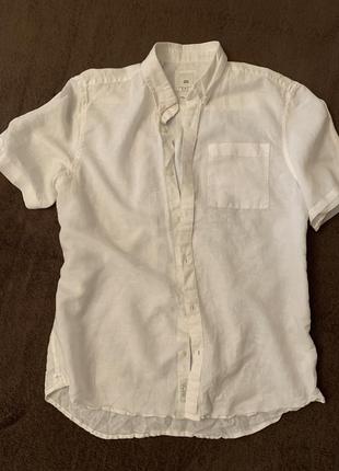 Льняная мужская тенниска