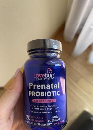 Lovebug probiotics пробіотики для вагітних  30 капсул