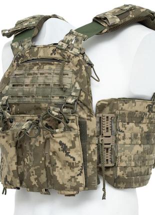 Плитоноска tailor m-24 с системой быстрого сброса мм-14 пиксель зсу