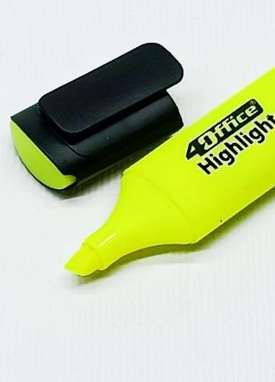 Текстовыделитель 4office "highlighter" желтый 4-109-26-3