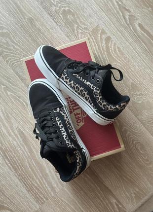 Кеди снікерси кросівки жіночі vans ward deluxe леопардові