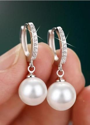 Серьги серебро изысканные стильные silver ♥️ original