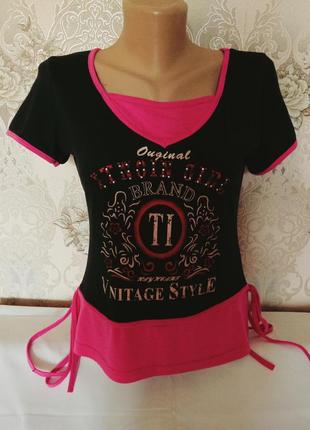 Футболка женская обманка