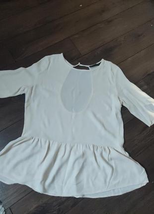 Блуза zara з відкритою спинкою