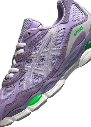 Новинка топові жіночі кросівки asics gel - nyc purple5 фото