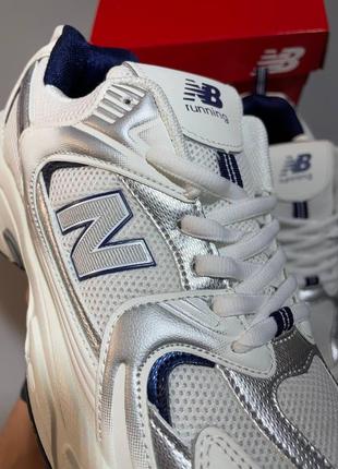 Кросівки new balance 530 , кросівки нью беленс 530, білі нью беланс в сітку4 фото