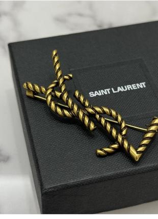 Брошка ysl