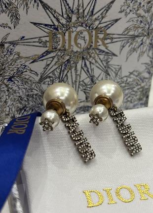 Серьги dior