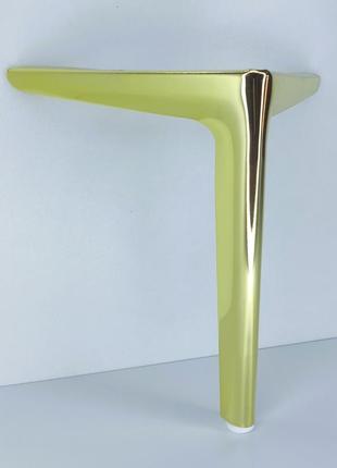 Ніжка (опора) меблева 150х150х180, gold