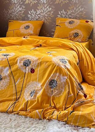 Постельное белье бязь-люкс. антек желтый