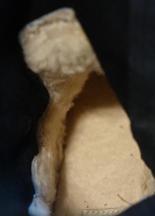 Брутальные высокие черные кожаные сапоги в стиле милитари ugg australia. 40 р. 25 см.5 фото