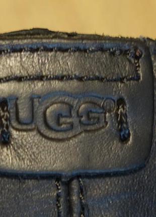 Брутальные высокие черные кожаные сапоги в стиле милитари ugg australia. 40 р. 25 см.9 фото