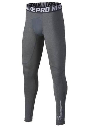 Мужские серые спортивные лосины от nike pro тайсы лосины тайтс