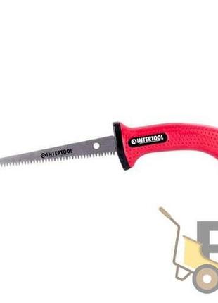 Ножовка для гипсокартонных плит 150 мм, 7 зуб / дюйм intertool ht-3121