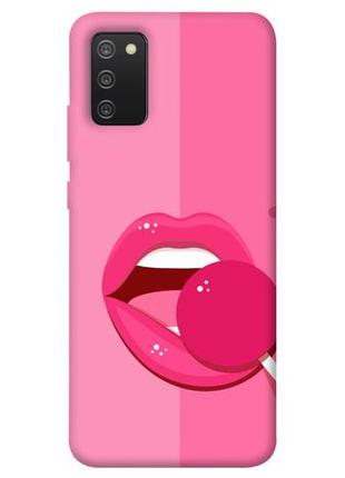 Чехол с принтом на самсунг галакси а02с pink style 4 / чехол с принтом на samsung galaxy a02s