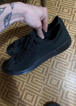 Кеды converse унисекс черные 44/28.5см 2