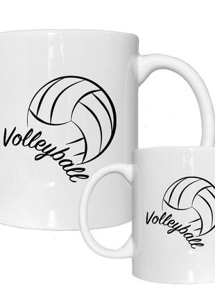 Чашка кружка волейбол. volleyball. спорт