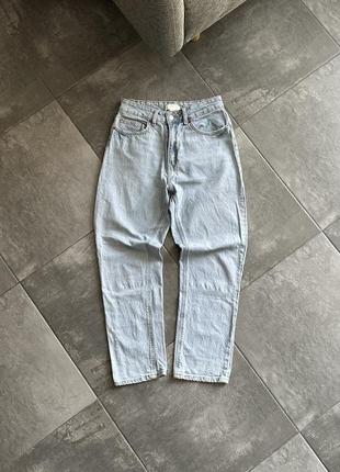 Женские джинсы h&m baggy mom для работы на повседнев классика кежуал2 фото