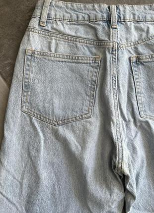 Женские джинсы h&m baggy mom для работы на повседнев классика кежуал4 фото