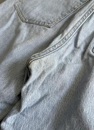 Женские джинсы h&m baggy mom для работы на повседнев классика кежуал6 фото