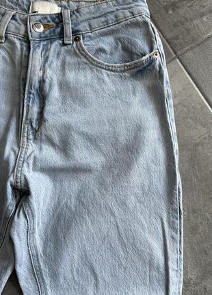 Женские джинсы h&m baggy mom для работы на повседнев классика кежуал8 фото