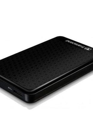 Портативний жорсткий диск transcend storejet 2tb 25а3 / usb 3.1 чорний (ts2tsj25a3k)