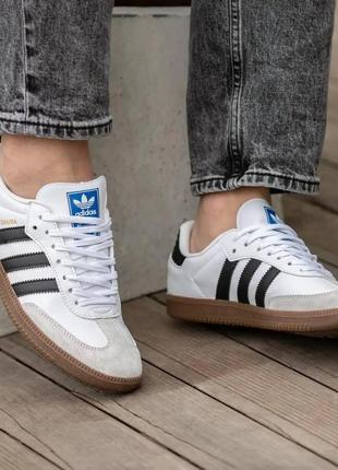 Кросівки adidas samba vegan самба веган стильні молодіжні