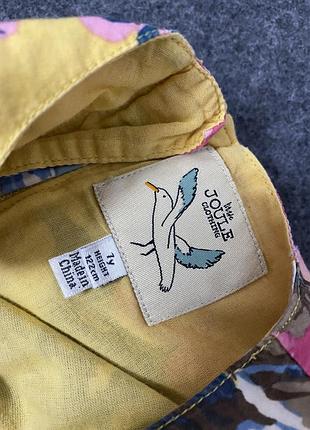 Красивое летнее платье коттон на девочку 4