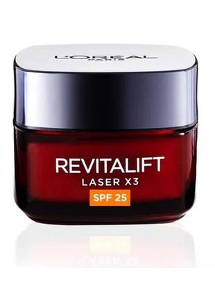 L'oreal paris revitalift laser x3 денний крем із фактором захисту spf 25