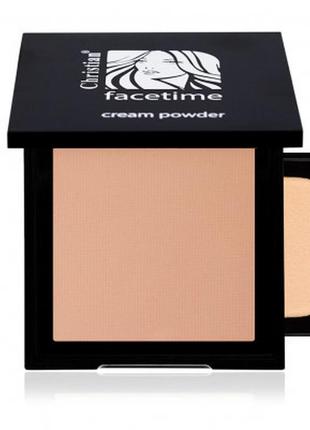 Крем пудра для обличчя компактна facetime christian dm-575