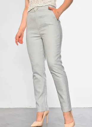 Классические брюки с высокой талией посадкой брюки