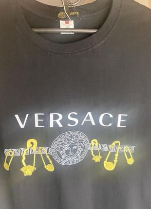 Футболка черная versace4 фото