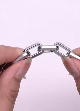 Серебряный браслет 18см новый. без коробки.