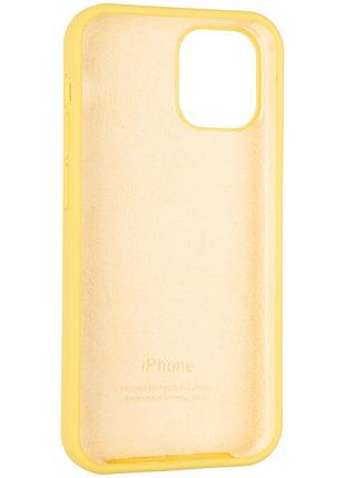 Чохол apple original full soft case на iphone 12 mini canary yellow 4