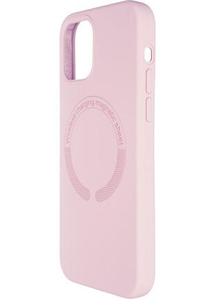Чохол з (magsafe) original full soft case на iphone 11 pro max pink sand 5