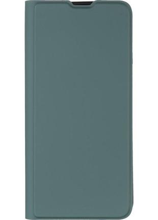 Шкіряний чохол книжка на samsung galaxy a14 (a145) green