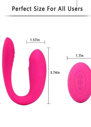 Вакуумный вибратор для пар - розовый – вибраторы