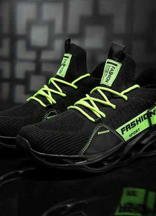 Спортивні (жіночі) кросівки «fashion sport» чорного кольору, 40 розмір