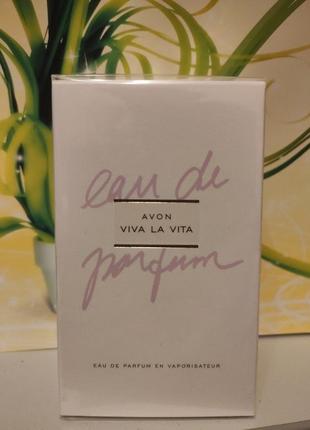 Парфюмированна вода viva la vita avon 50 ml