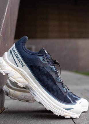 Мужские кроссовки salomon s lab xt-6 ft blue white1 фото