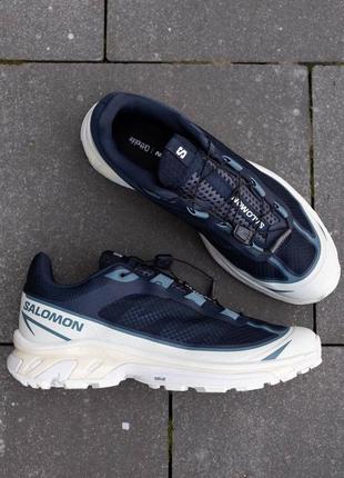 Мужские кроссовки salomon s lab xt-6 ft blue white2 фото