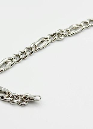 Серебряный браслет, размер 20 см x 0,4 см, вес: 3.2 г