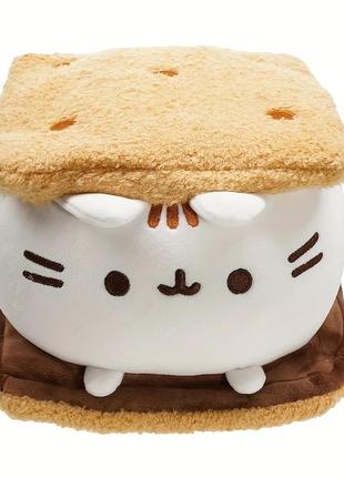 Кіт пушин сендвіч 15 см м'яка іграшка cat pusheen