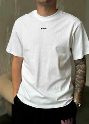 Чоловіча футболка hugo tee dapolino center logo